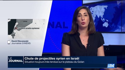 Chute de projectiles syrien en Israël: situation toujours très tendue sur le plateau du Golan