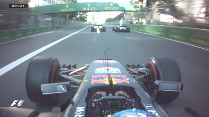 GP Bakou 2017 - Le superbe dépassement de Ricciardo !
