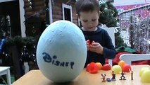 Coches huevo gigante Niños sorpresa Disney Cars ►bolshoe huevo con sorpresas ❤kinder Dzhoy Disney