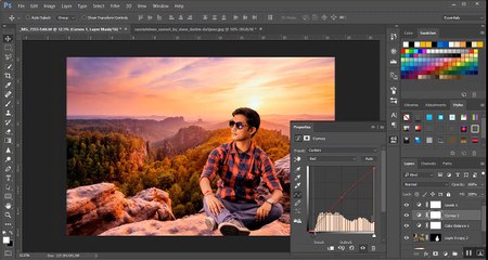 Remove Everything & Chang background & Sunset effect & give Dramatic Look
