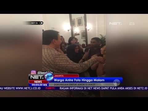 Antrean Berfoto dengen Gubernur Ahok Mengular di Balai Kota DKI - NET24