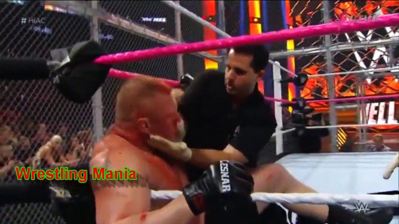 WWE Raw 25 June 2017 Highlights Brock Lesnar vs Undertaker Hell in a Cell 2015 Highlights