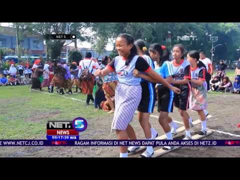 Ratusan Siswa SD Ikuti Lomba Permainan Tradisional - NET5