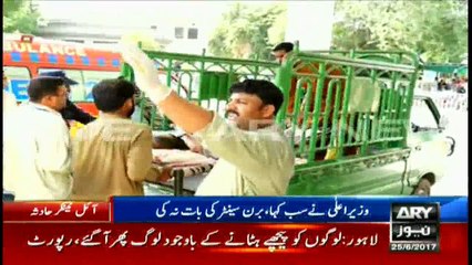 Man taunts CM Punjab for lack of facilities in Bahawalpur to deal with burns patients