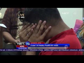 5 dari 14 Pelaku Pesta Gay Positif HIV AIDS - NET16