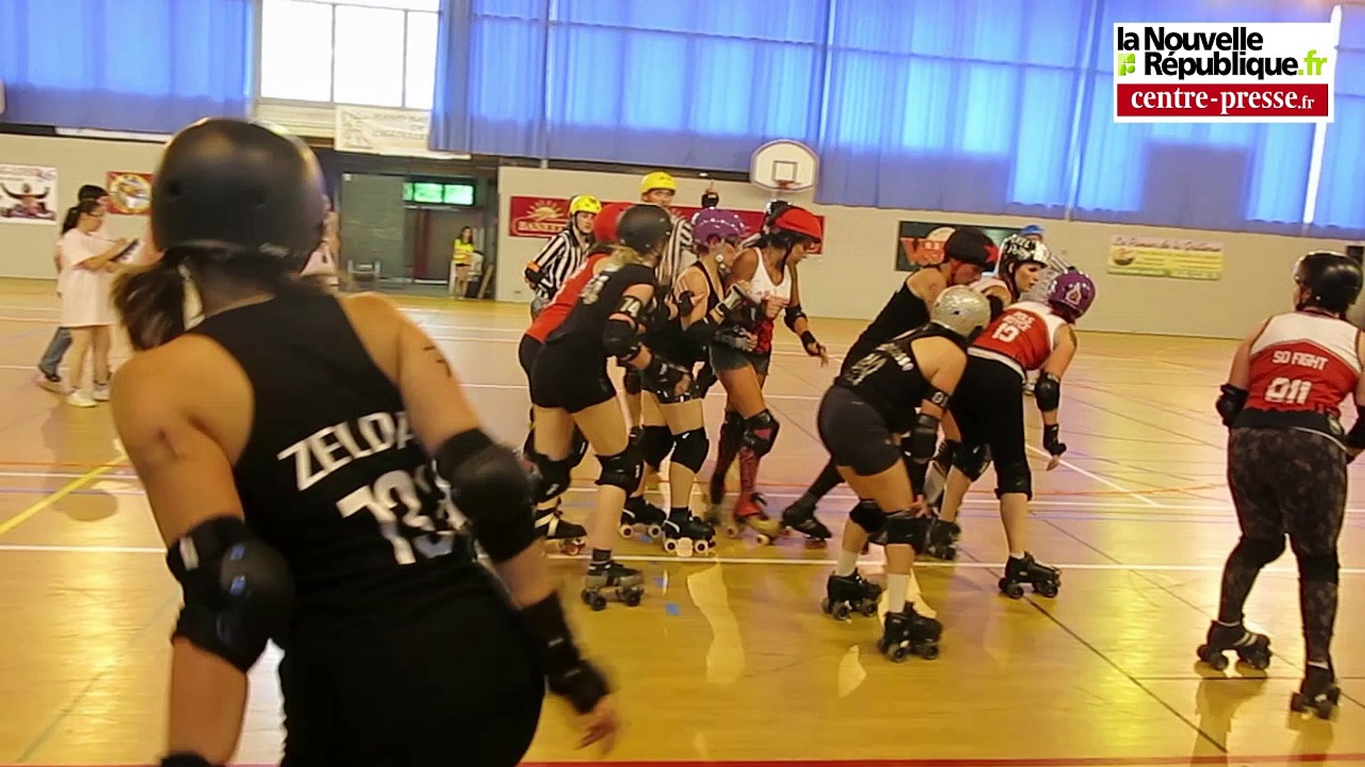 VIDEO. Châtellerault : le roller derby, du patin version "Broyeuses" -  Vidéo Dailymotion