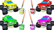 Des balles enfants couleur les couleurs des œufs pour enfants Apprendre monstre jouets camions avec Surprise 3d duckd