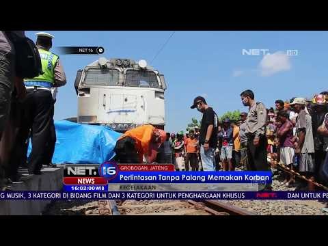 Mobil Terseret Kereta Api di Pintu Tanpa Palang - NET16