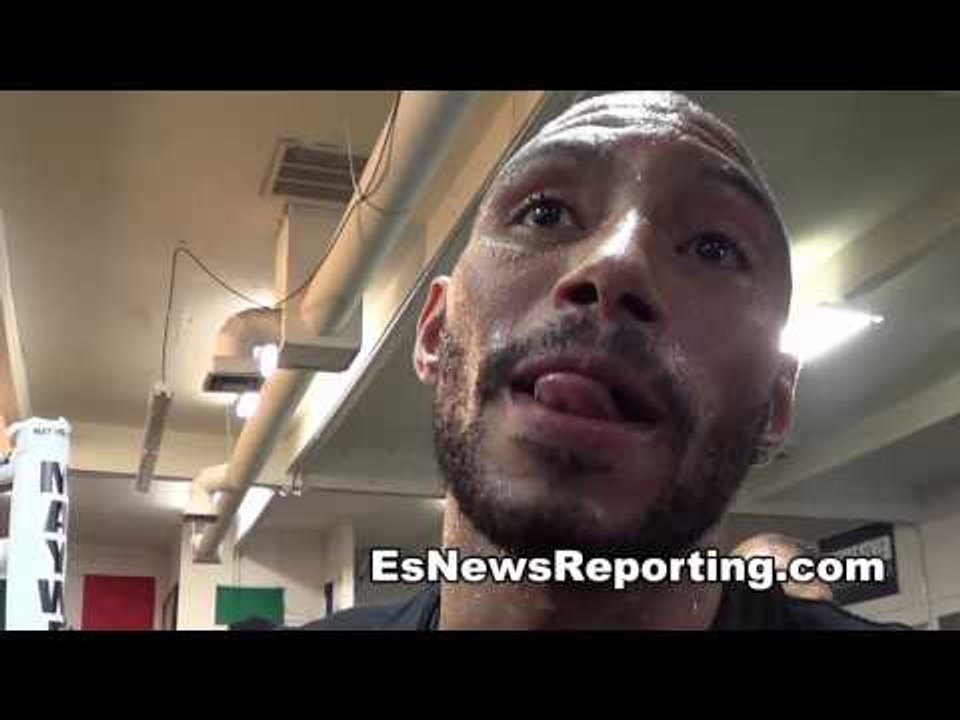 boxing star ashley theophane at mayweatehr boxing club EsNews Boxing