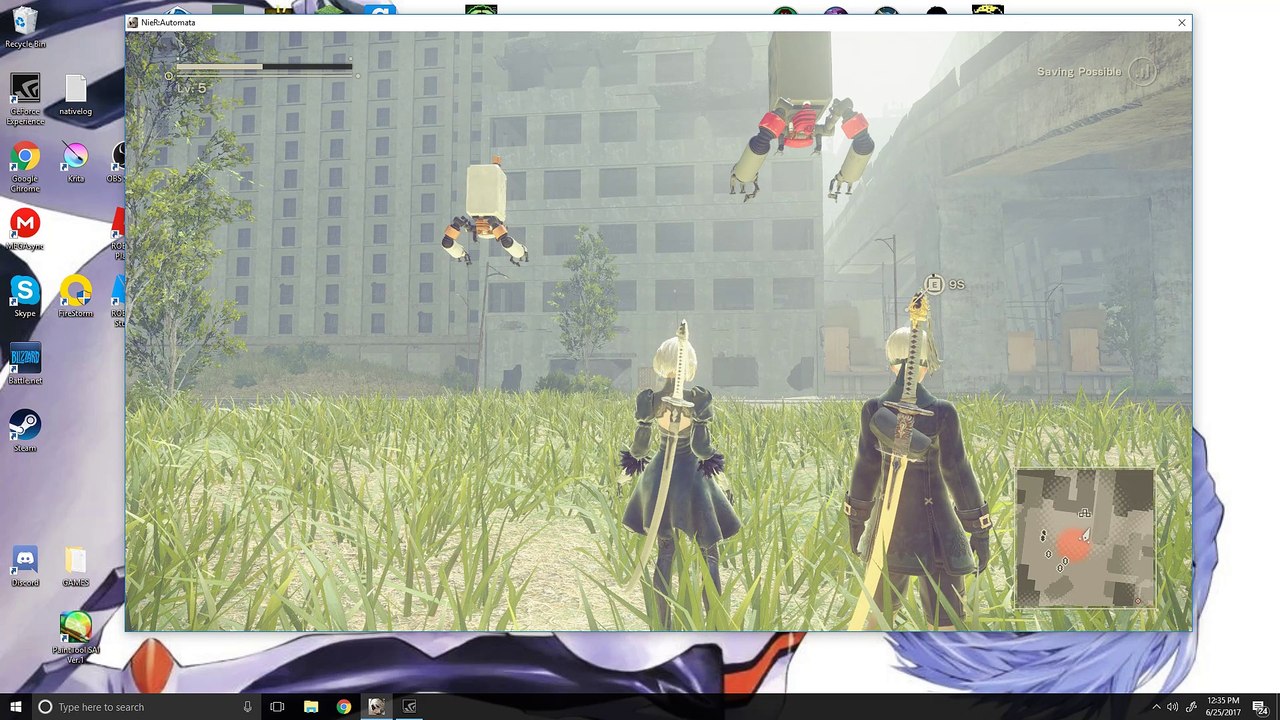 Nier: Automata 「Testing Geforce Expirience Recording 」