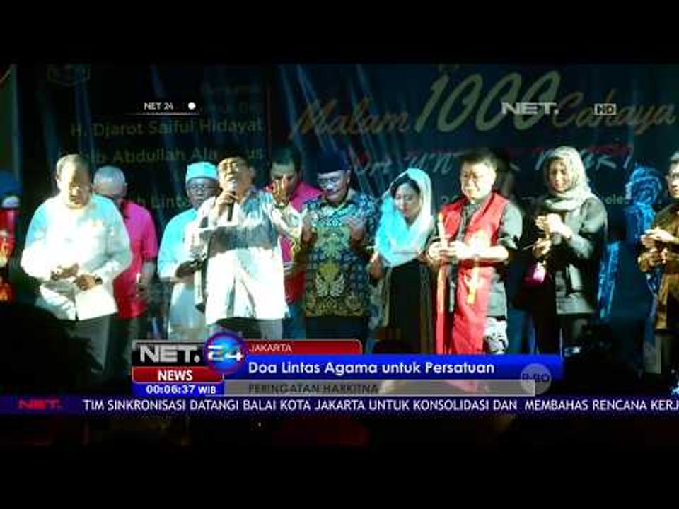 Doa Bersama Lintas Agama untuk Persatuan  - NET24