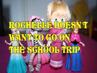 ROCHELLE GOYLE DOESN'T WANT TO GO ON THE SCHOOL TRIP + ELSA MASHA &  BEAR ANNA FROZEN Toys Kids Video