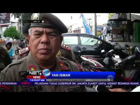 Aksi Rebutan Kunci Motor Oknum PNS dengan Satpol PP NET12