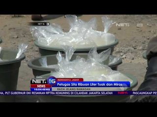 Aksi Pemilik Gudang Tuak di Indramayu yang Tak Terima Dirazia NET16