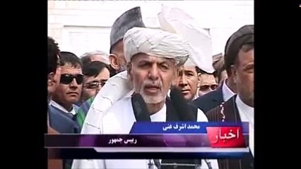 تشکراشرف غنی  از ملاعمر که مذاکرات را راه حل دانیسته اند