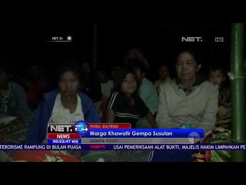 Warga Khawatir Gempa Susulan di Poso - NET24