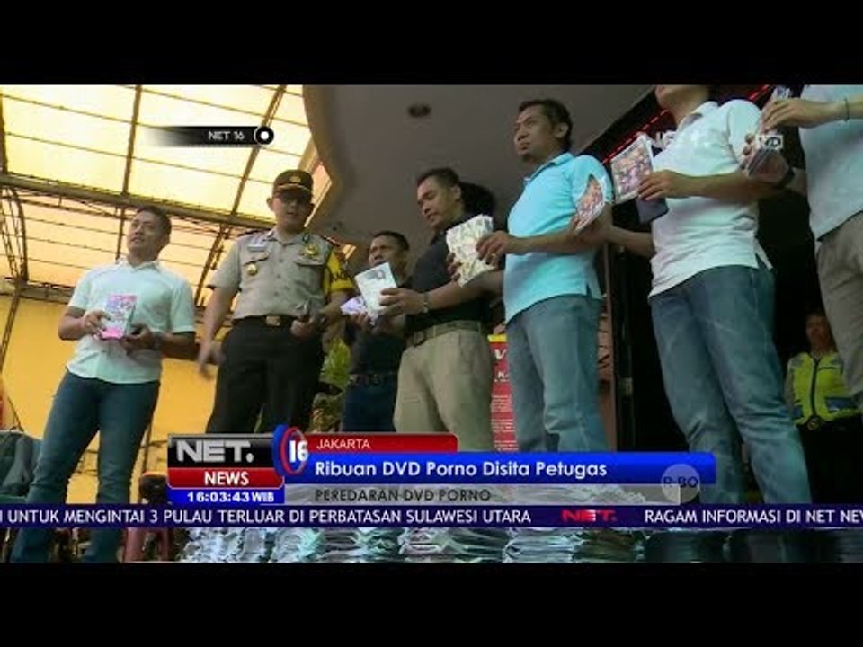 Ribuan DVD Porno Disita Petugas - NET16
