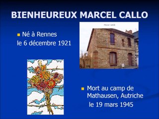 Marcel Callo - St Patron du Secteur Savigny-Viry