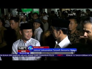 Jokowi Laksanakan Tarawih Bersama Warga - NET24