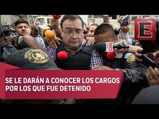 Javier Duarte, exgobernador de Veracruz, acude a su primera audiencia en Guatemala