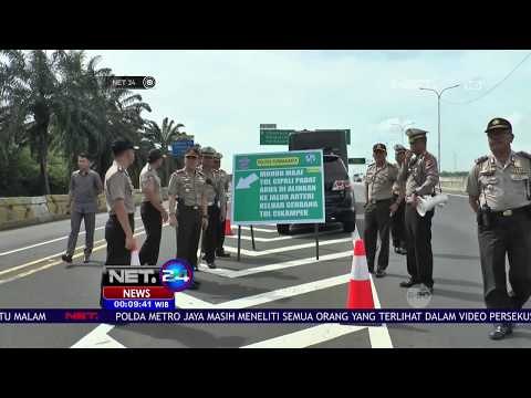 Simulasi Pengalihan Arus Kendaraan Persiapan Arus Mudik - NET24