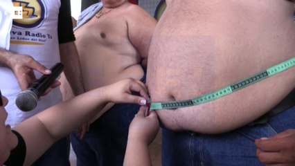 Nicaragüense con una barriga de 173 centímetros es el papá más panzón del país