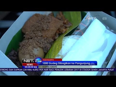1000 Gudeg Dibagikan Gratis di Malioboro - Net 24