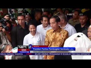 Presiden Pantau Pembagian Sembako - NET12