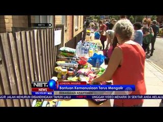 Bantuan Kemanusiaan Terus Mengalir Untuk Korban Kebakaran Apartemen di London - NET5