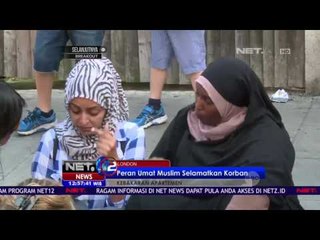 Peran Umat Muslim Selamatkan Korban Kebakaran Apartemen - NET 12