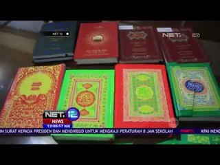 Produksi Al-Qur'an Meningkat Hingga 60% - NET12