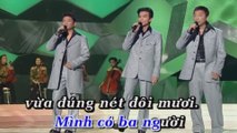 Chúng Mình Ba Đứa, Ly Cà Phê Cuối Cùng - Tam Ca KARAOKE BEAT CHUẨN✔