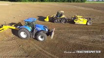 Field leveling   New Holland T7.290HD & Challenger MT 765C   M. van Gastel kilveren