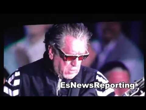 usa national anthem electric guitar king sports boxing event EsNews Boxing