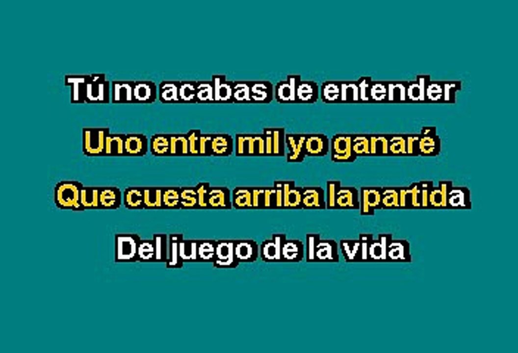 Manuel Mijares - Uno entre mil (Karaoke con voz guia)