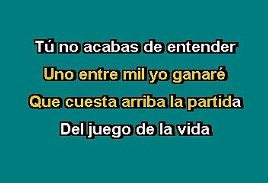 Manuel Mijares - Uno entre mil (Karaoke con voz guia)