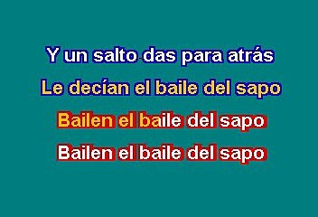Timbiriche -  Baile del sapo (Karaoke)