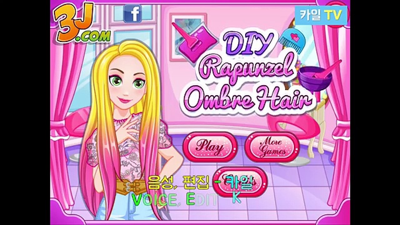 Déjame hablar juego bellamente animados de color Disney Princess Rapunzel pelo TV Kyle