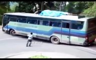 Extreme Top 10 Buses Driving on Difficult vs Dangerous Road - YouTube