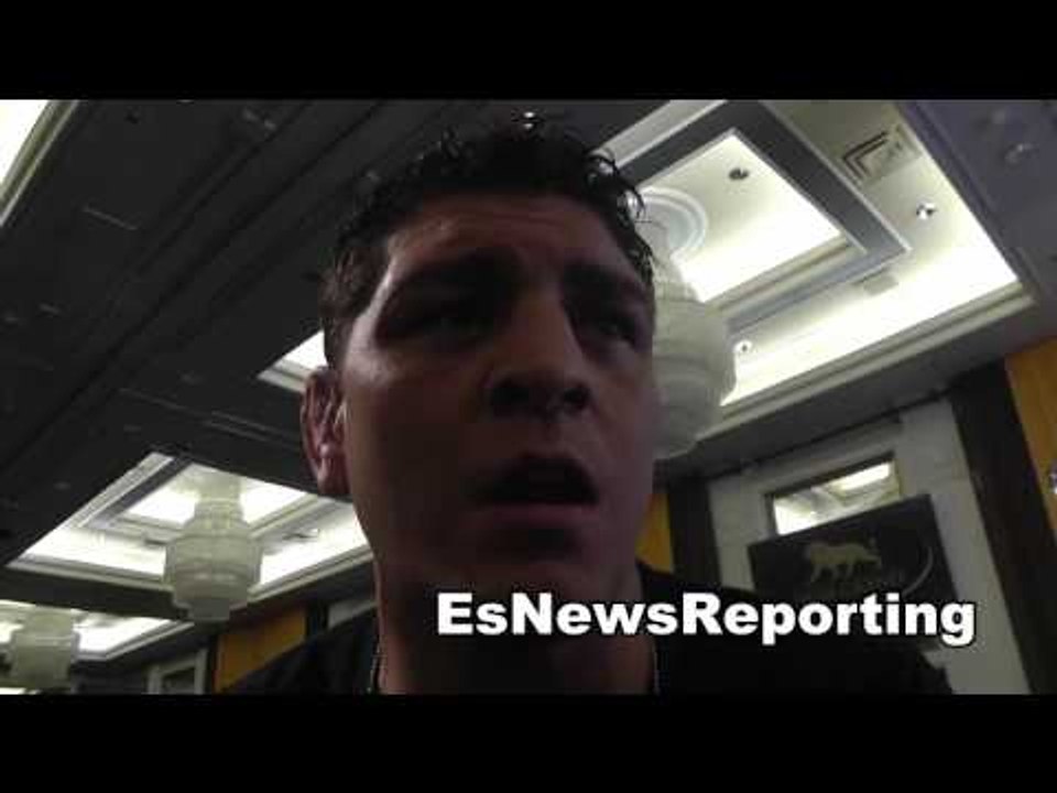 nick diaz on fighting roy jones jr and Johny Hendricks EsNews Boxing