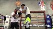 jesus cuellar working out at robert garcia boxing academy EsNews Boxing