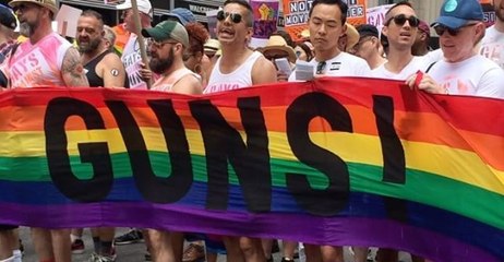 NYC Pride Marchers Protest Gun Violence