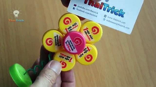 پلاسٹک کی بوتلوں کے ڈھکن استعمال کرنے کے لئے 3 طریقوں Thaitrick