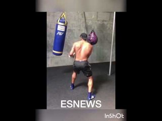 Future Champ Marlo Moore Working Out At Andre Ward Gym