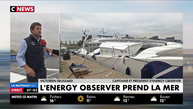 L'Energy Observer prend la mer