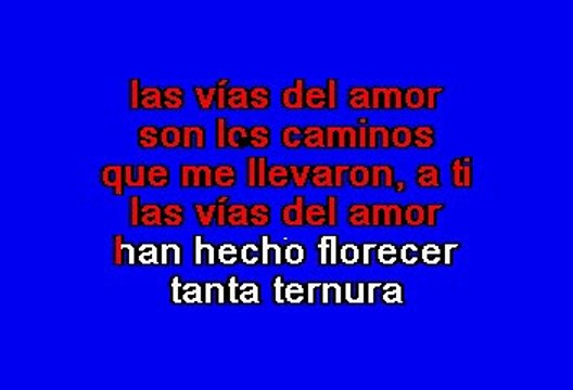 Banda El Recodo - Las Vias Del Amor (Karaoke)