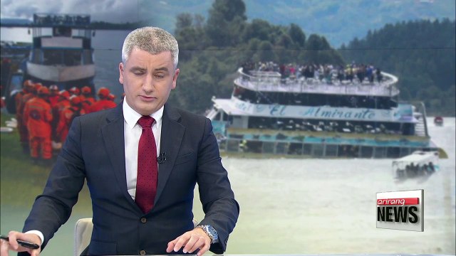 Boat in Colombia sinks with 150 tourists aboard