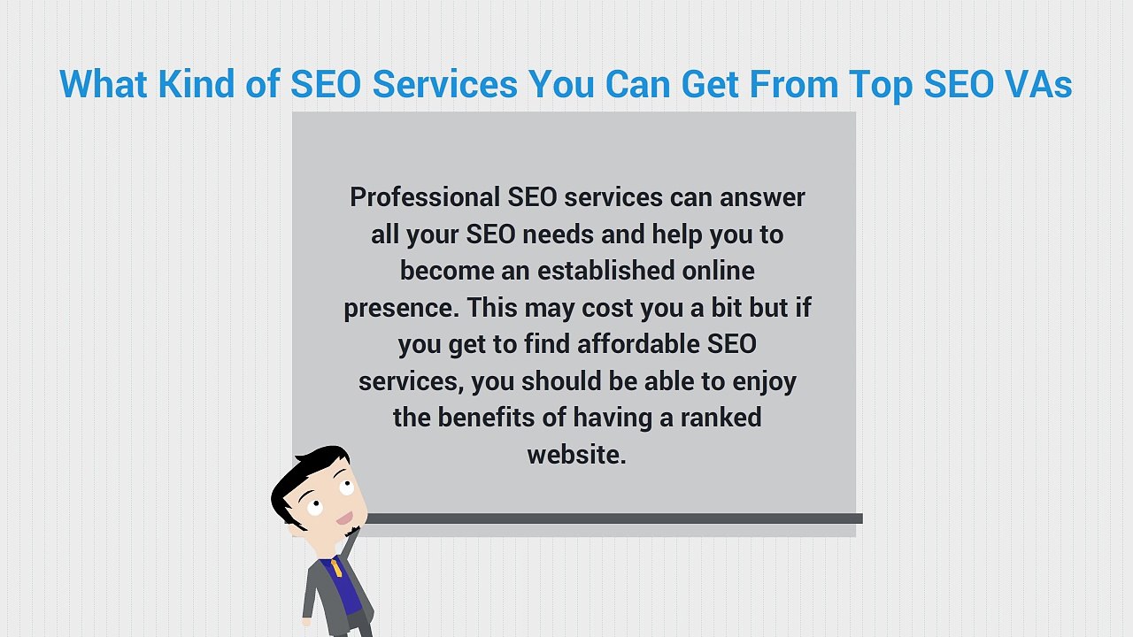What Kind of SEO Services You Can Get From Top SEO VAs Services