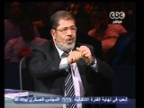 مصر تنتخب الرئيس -مناقشة مرسي في السياسة والأمن