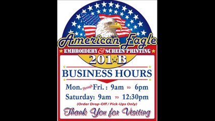 American Eagle SCREEN PRINTING Inc - (203) 239-7906